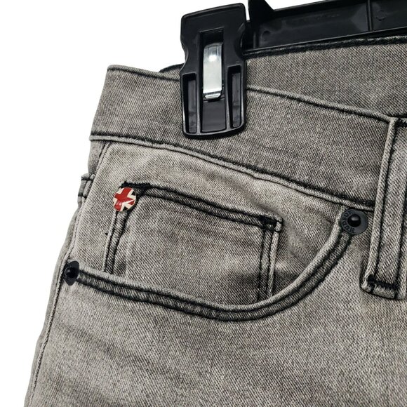 Hudson Blair High Rise Super Skinny Ankle Womens 28 Gray Jeans - Picture 3 of 12